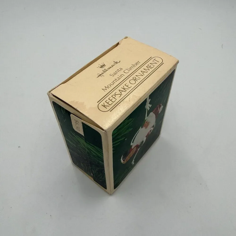 Hallmark Keepsake Santa Mountain Climber Christmas Tree Ornament 1983